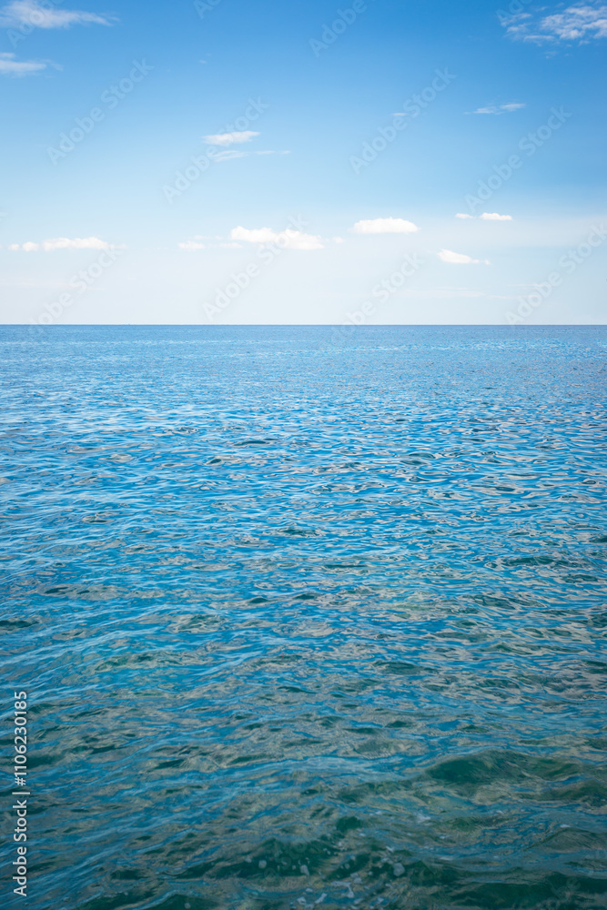 Obraz premium Calm sea landscape. Sicily, Italy, Europe