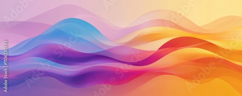 Abstract Colorful Wave Pattern Background, abstract, wave background