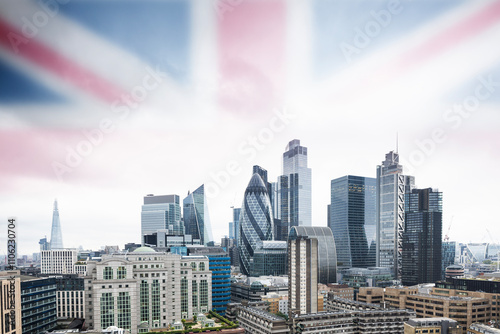 Canvas Print city of london skyscraper skyline