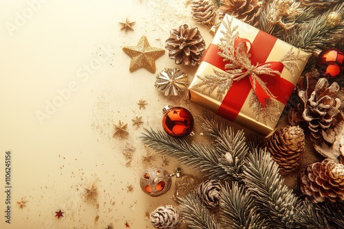 Christmas vector decoration background