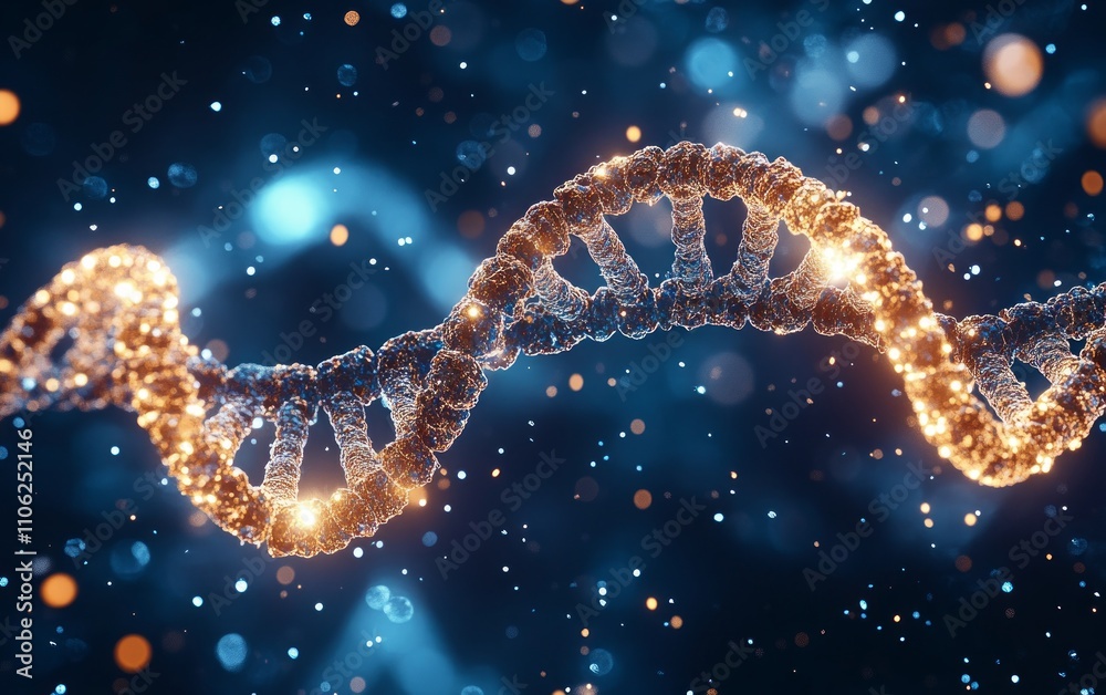 minimalist illustration of the concept Disruptive Innovation, DNA sequence minimalist illustration of the concept Disruptive Innovation, DNA sequence