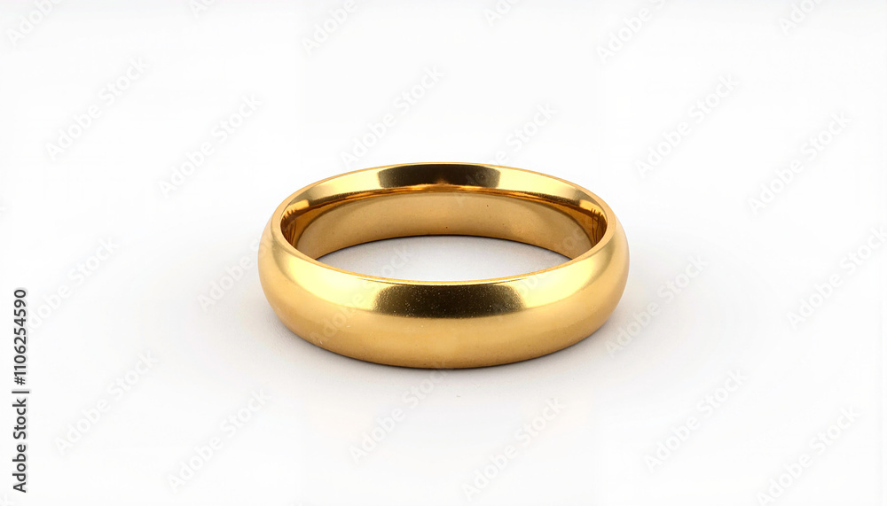 Isolated item on white background in the form of a gold wedding ring
Isolated item on white background in the form of a gold wedding ring