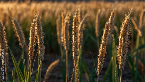 Hordeum murinum – an ancient crop plant now growing in dry city areas. photo