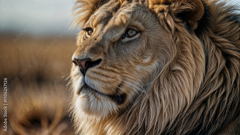 Fototapeta premium portrait of a lion