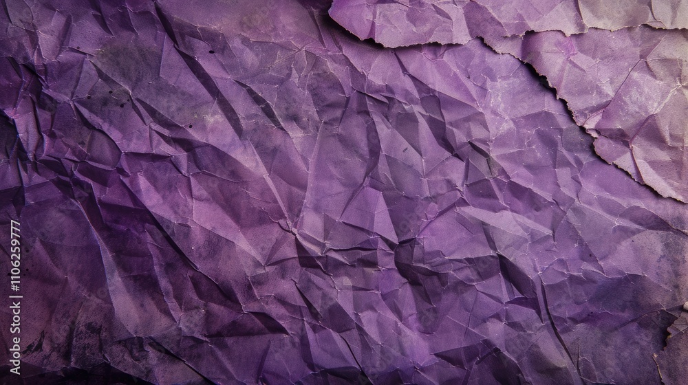 Antique purple paper with violet backdrop Antique purple paper with violet backdrop