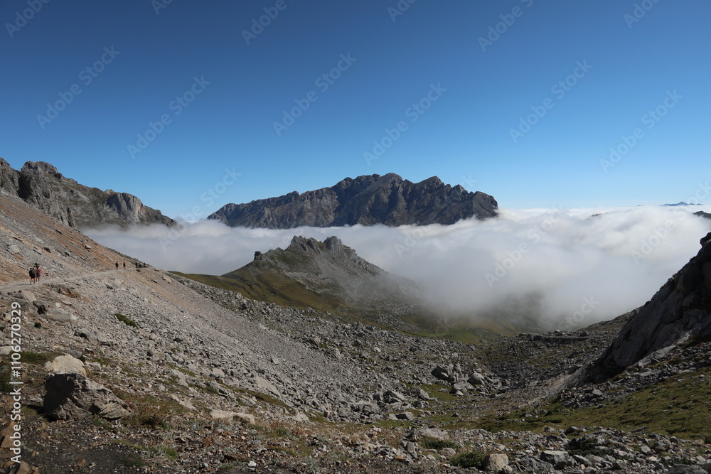 Nubes en Picos de Europa.