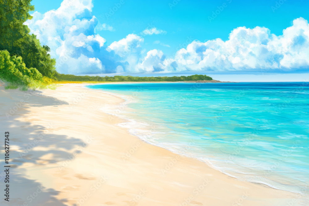 January 1 on a Tropical Beach January 1 on a Tropical Beach