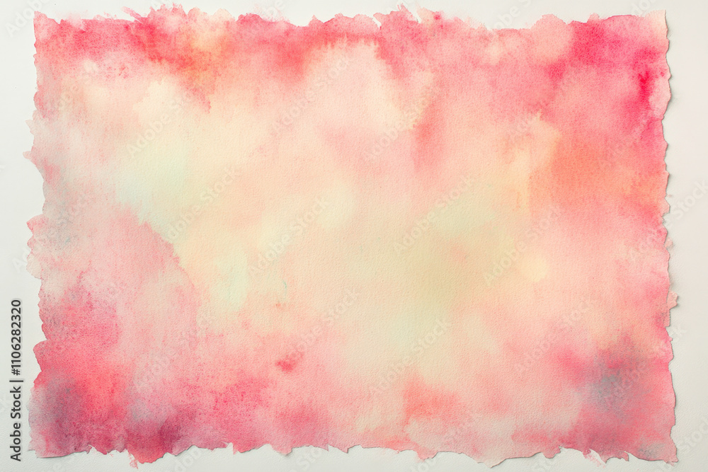 Obraz premium Soft Pink Watercolor Abstract Design