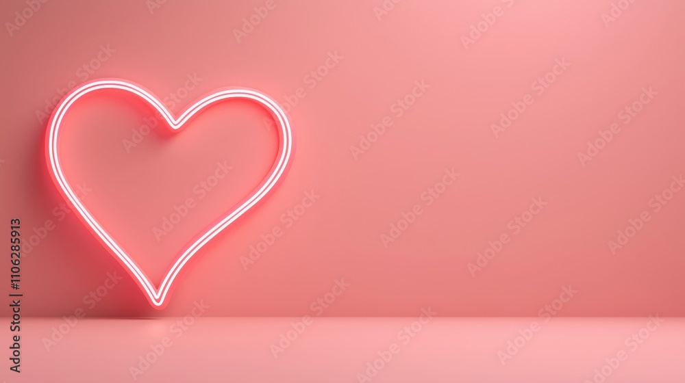 Hands form a heart shape in a pink setting Hands form a heart shape in a pink setting
