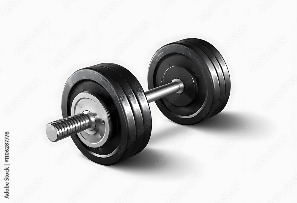 Dumbbells isolated on white background with clipping path Dumbbells isolated on white background with clipping path