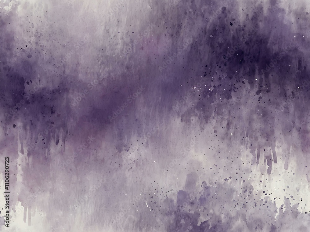 Fototapeta premium Lavender and white watercolor gradient texture.