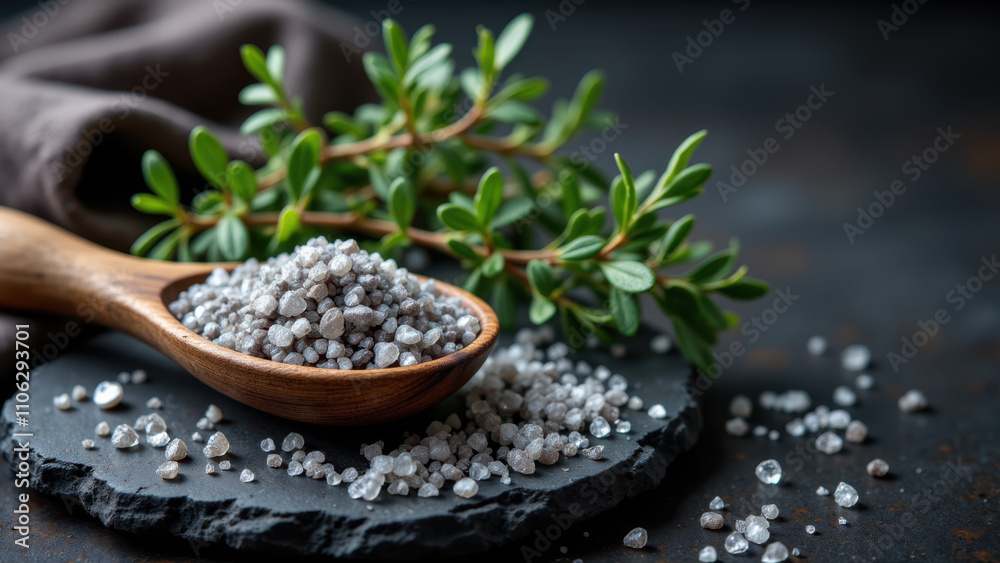Celtic sea salt, whole grain, culinary garnishing. Celtic sea salt, whole grain, culinary garnishing.