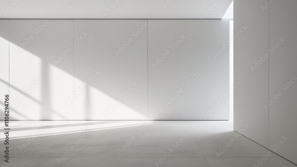 Blank Wall and Floor Space for Design Mockup. Blank Wall and Floor Space for Design Mockup.