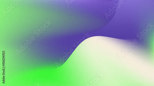 Abstract gradient background with grainy texture and waves