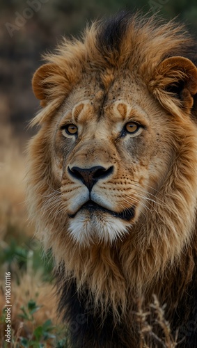 Lion in the wild.