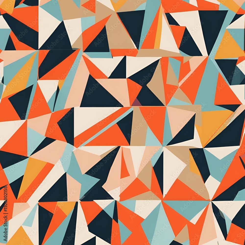 abstract Geometric Triangle Seamless abstract Geometric Triangle Seamless
