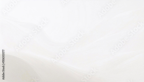 Tapeta biała, jasne abstrakcyjne tło do projektu, biały wzór w fale i linie © anettastar