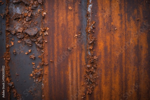 Closeup of Heavily Rusted Metal Surface
 photo