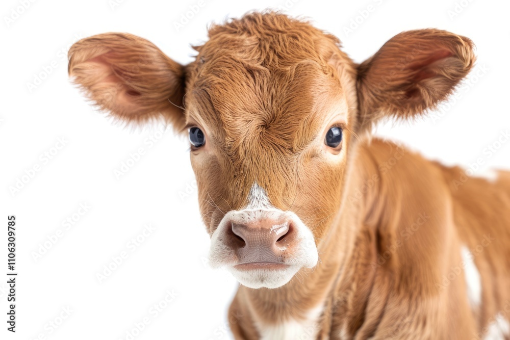 Isolated cow Isolated cow
