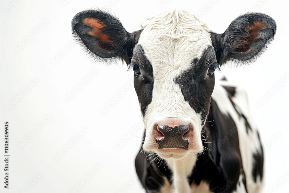 Isolated cow Isolated cow