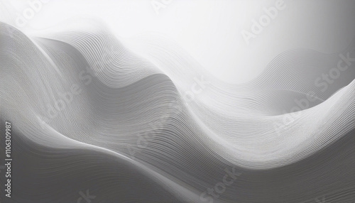 Tapeta szara, ciemne abstrakcyjne tło do projektu, szary wzór w fale i linie © anettastar