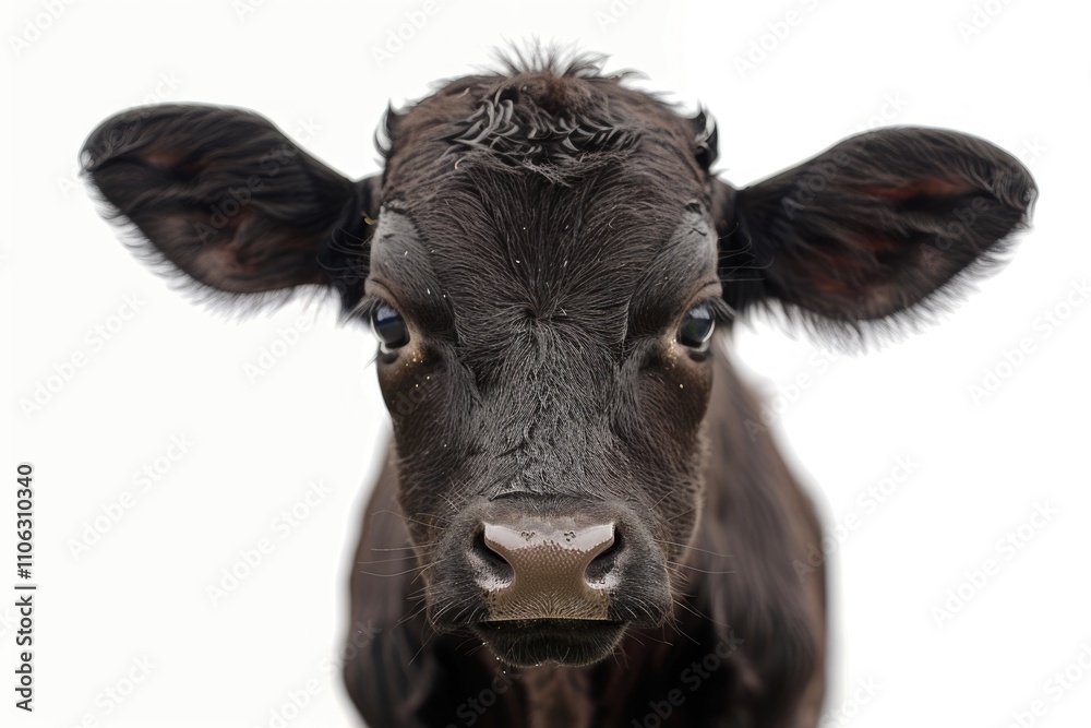 Isolated cow 