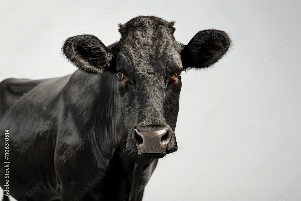 Isolated cow Isolated cow