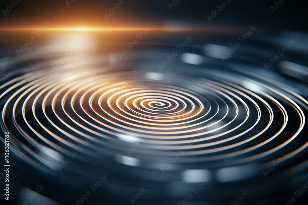 Abstract swirling pattern with glowing light in motion Abstract swirling pattern with glowing light in motion