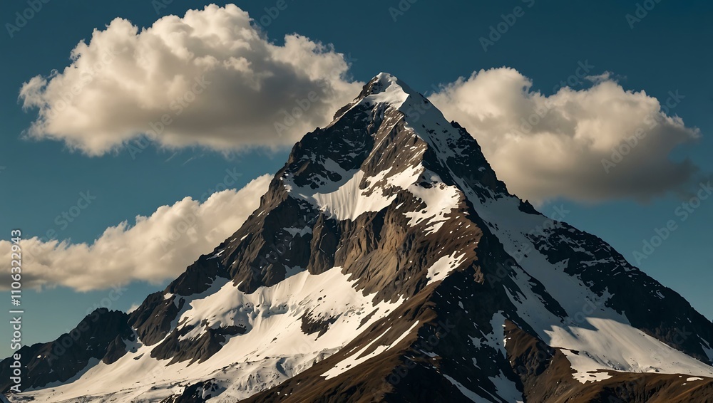 Obraz premium Majestic mountain peak.