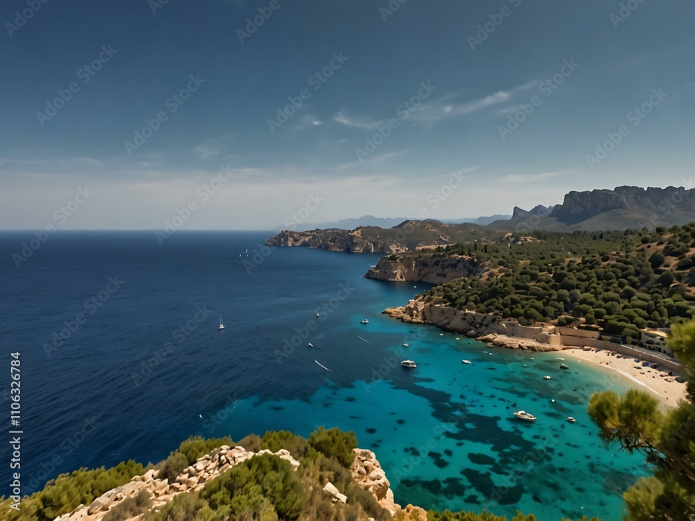 Fototapeta premium Mallorca scenic view.