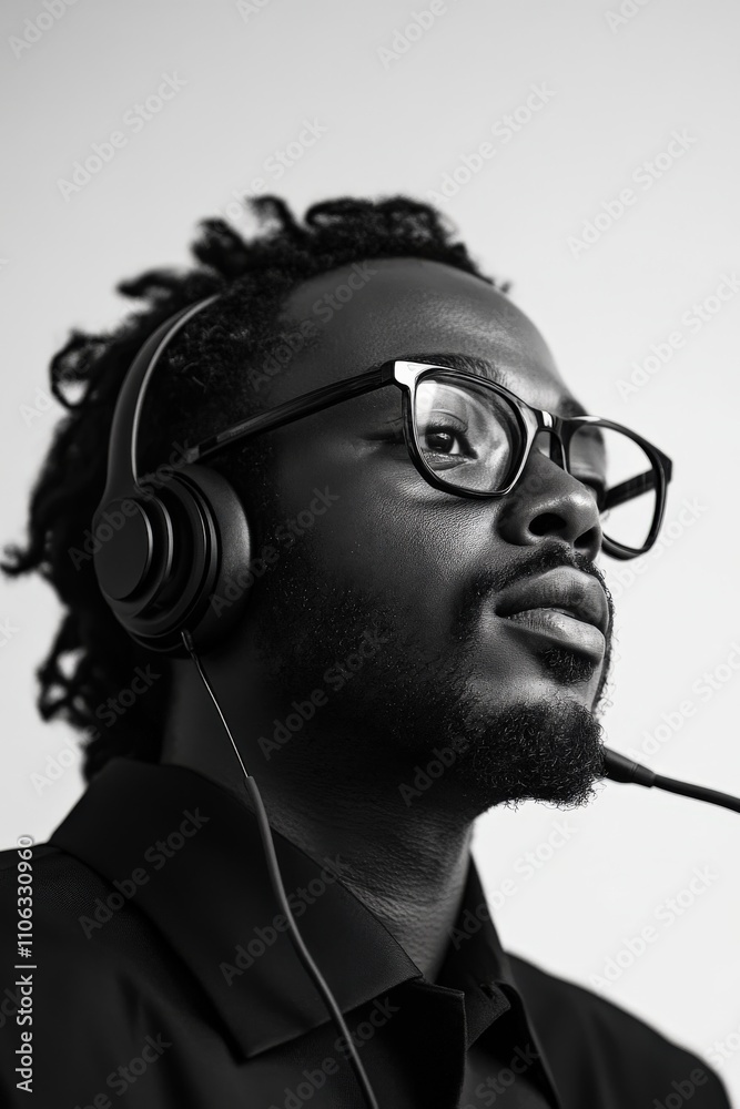 Focused Black Man Providing Technical Support in a Modern Call Center
Focused Black Man Providing Technical Support in a Modern Call Center