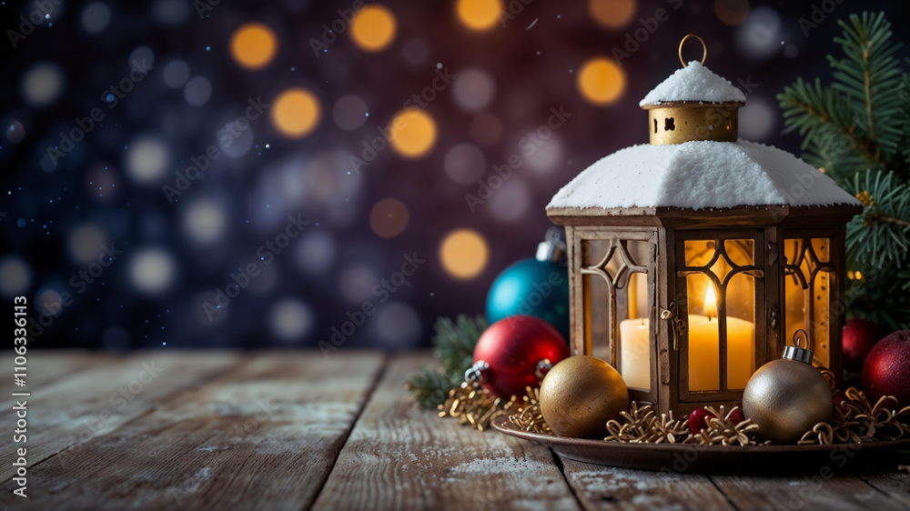 Merry Christmas and happy New Year background december snow winter wallpaper hd backdrop pastel colors gift ball candle decor tree lights candles frost wooden wood table space for text Merry Christmas and happy New Year background december snow winter wallpaper hd backdrop pastel colors gift ball candle decor tree lights candles frost wooden wood table space for text