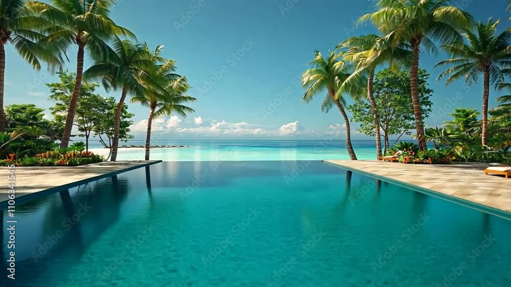 Luxury Resort Infinity Pool with Ocean View Luxury Resort Infinity Pool with Ocean View