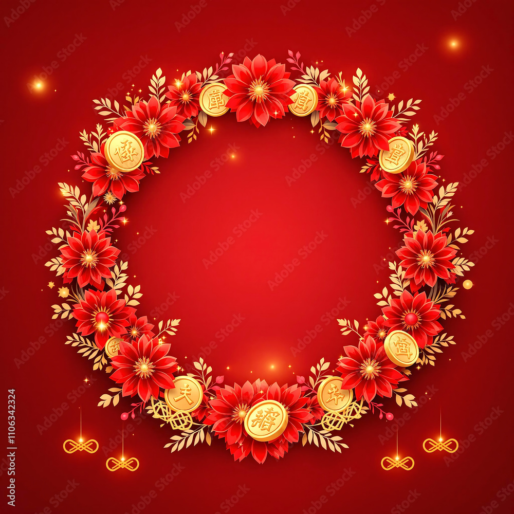 Lunar New Year background image Lunar New Year background image