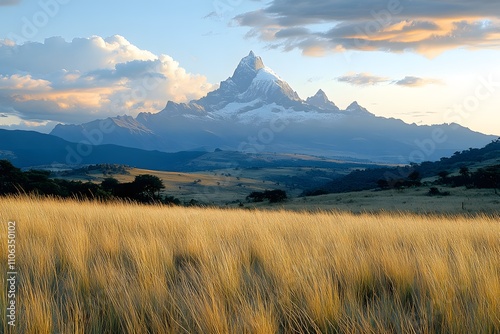 Mount kenya twilight