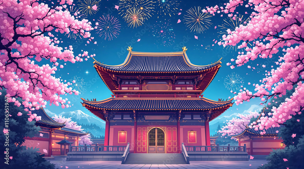 Lunar New Year background image Lunar New Year background image
