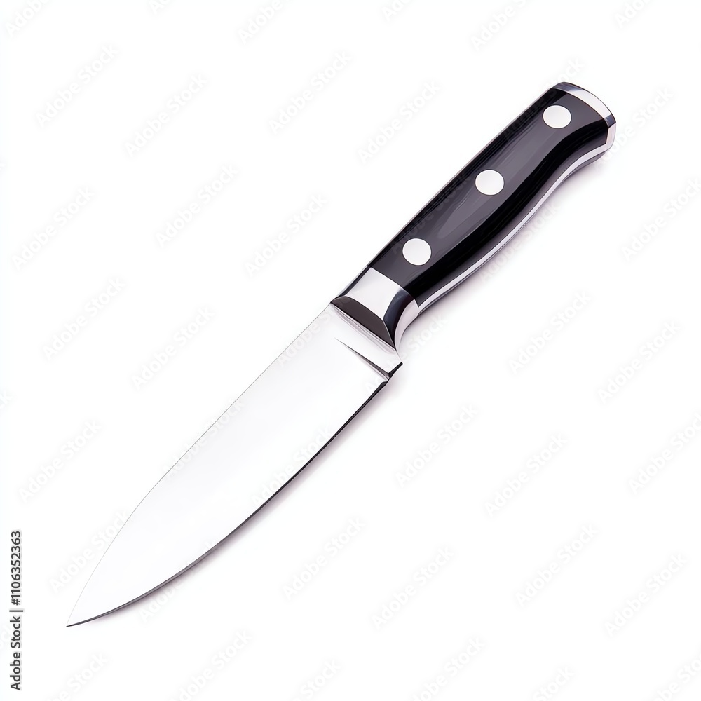 A professional kitchen knife with a sleek, sharp blade and an ergonomic handle. Perfect for chefs and home cooks to enhance their culinary skills and precision in food preparation. A professional kitchen knife with a sleek, sharp blade and an ergonomic handle. Perfect for chefs and home cooks to enhance their culinary skills and precision in food preparation.