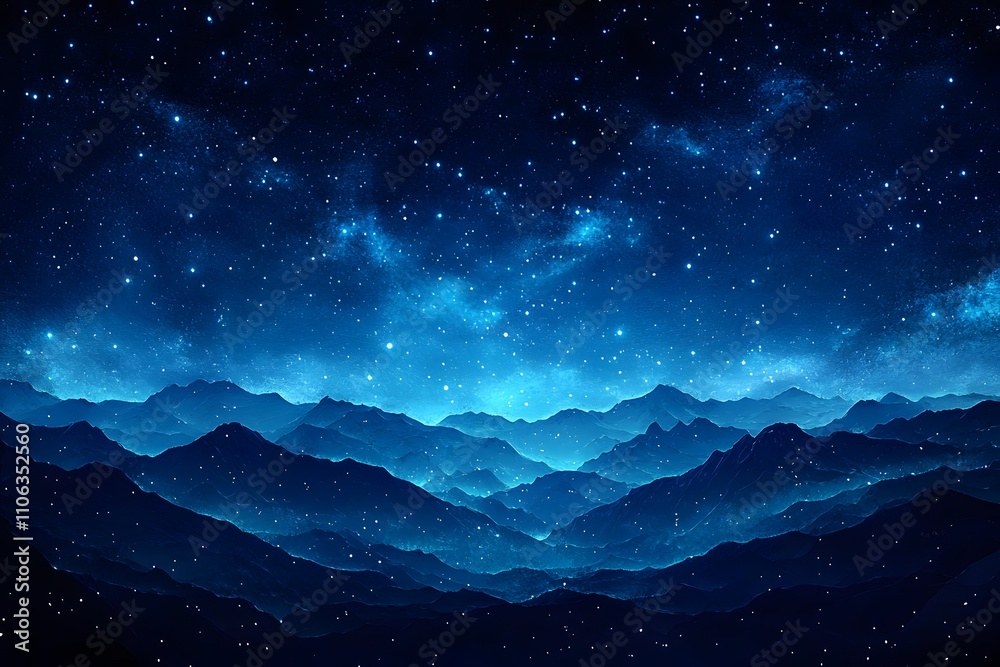Sierra nevada starry night Sierra nevada starry night