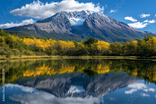 Montaña blanca lagoon