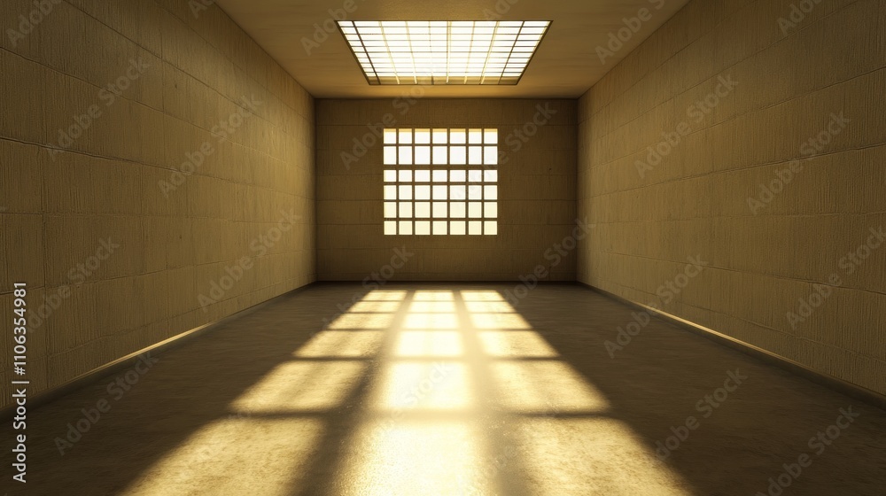 3D render of an empty room, simple and clean. 3D render of an empty room, simple and clean.
