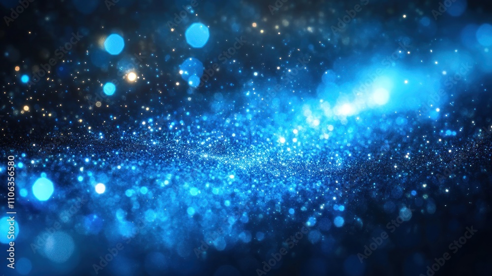 Celestial Blue Sparkle: A Universe of Shimmering Lights Celestial Blue Sparkle: A Universe of Shimmering Lights