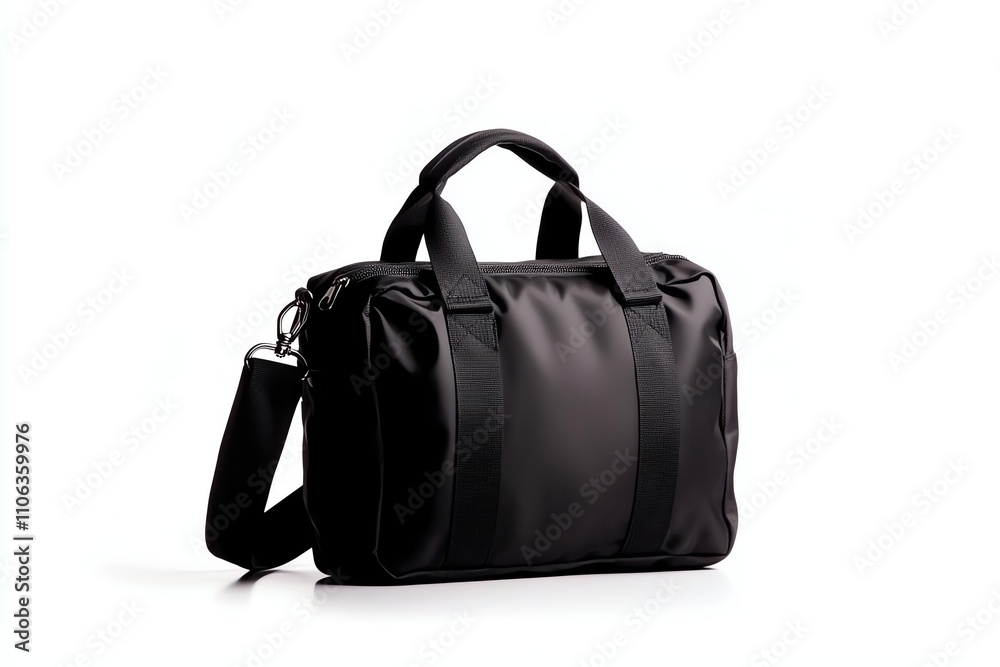 A sleek black messenger bag designed for professionals. Ideal for carrying laptops and documents, combining style and functionality for everyday use in a modern workplace. A sleek black messenger bag designed for professionals. Ideal for carrying laptops and documents, combining style and functionality for everyday use in a modern workplace.