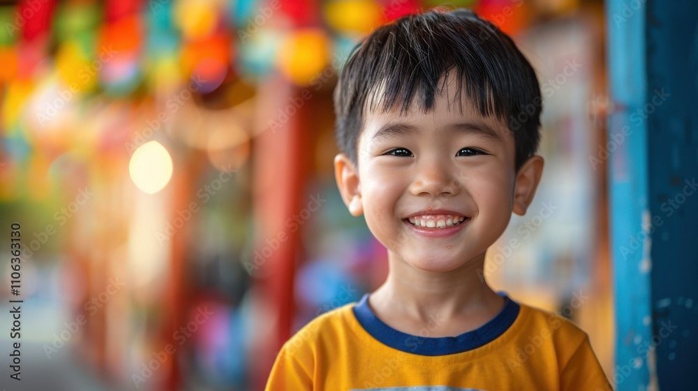 Against a backdrop of colors, an Asian student's thoughtful expression captures the essence of his educational exploration Against a backdrop of colors, an Asian student's thoughtful expression captures the essence of his educational exploration