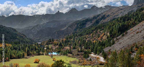 A Little Lake In The French Alps