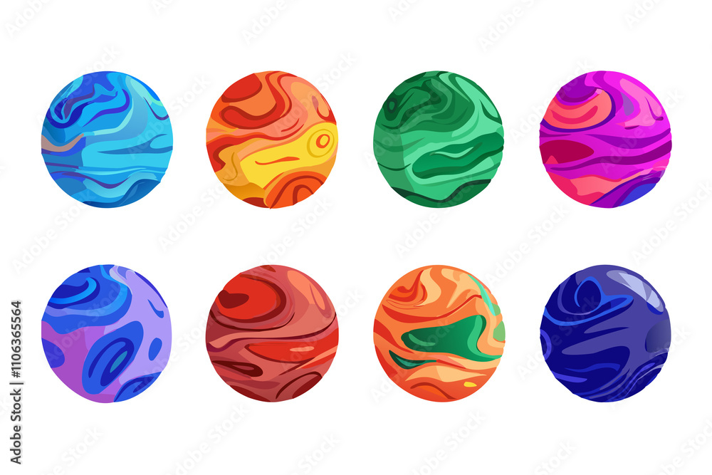 set of easter eggs set of easter eggs