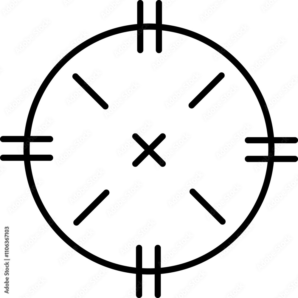Crosshair gun sight vector icons set. Bullseye, target or aim symbol. Futuristic aim pointer. Military rifle scope, shooting mark sign. Targeting, aiming. Archery, hunting vector. Game UI element. Crosshair gun sight vector icons set. Bullseye, target or aim symbol. Futuristic aim pointer. Military rifle scope, shooting mark sign. Targeting, aiming. Archery, hunting vector. Game UI element.