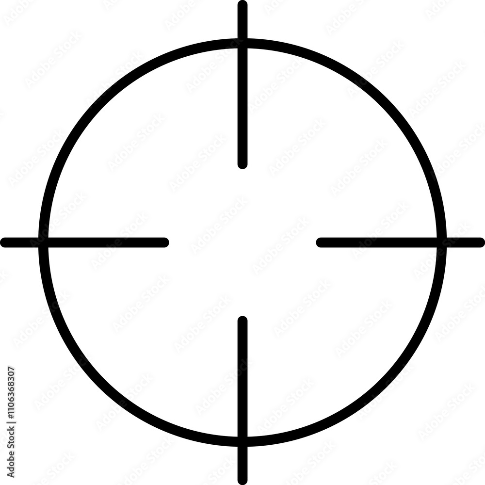 Crosshair gun sight icons set. Cross hairs. Bullseye, target or aim symbol. Futuristic aim pointer. Military rifle scope, shooting mark sign. Targeting, aiming. Archery, hunting. Game UI element Crosshair gun sight icons set. Cross hairs. Bullseye, target or aim symbol. Futuristic aim pointer. Military rifle scope, shooting mark sign. Targeting, aiming. Archery, hunting. Game UI element