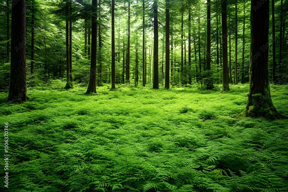 Obraz premium Temperate rainforest canada