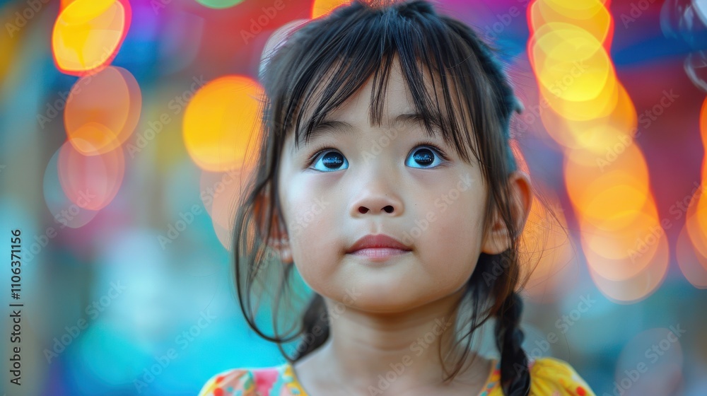 Against a backdrop of colors, an Asian student's thoughtful expression captures the essence of his educational exploration Against a backdrop of colors, an Asian student's thoughtful expression captures the essence of his educational exploration