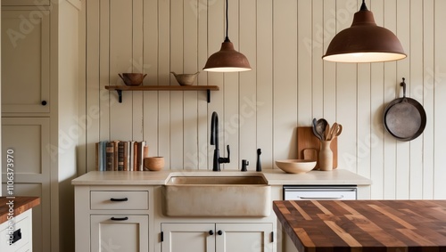Modern kitchen interior.